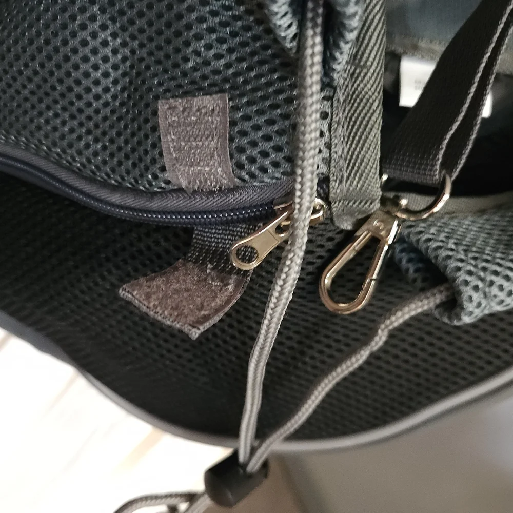 Stylish Gray Pet Sling Carrier